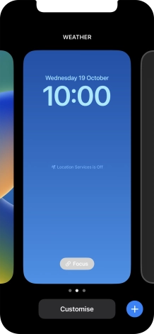 Press Customise.