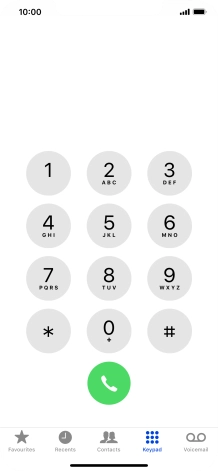 Press Keypad.