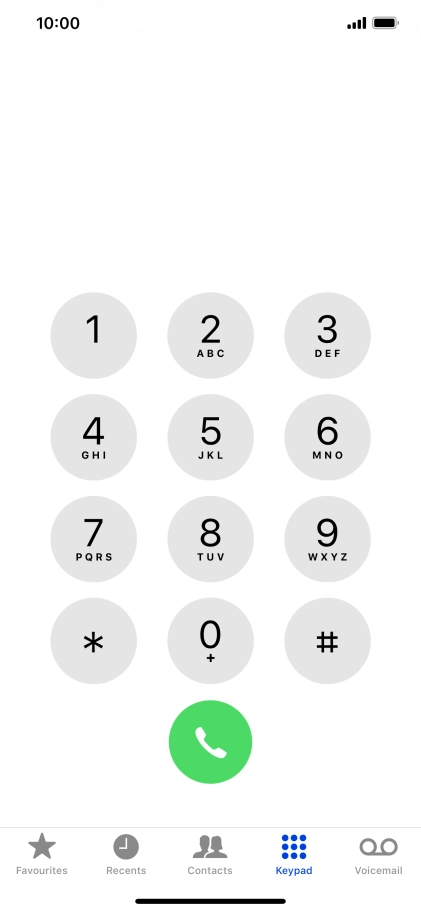 Press Keypad.