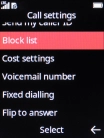 Select Voicemail number.