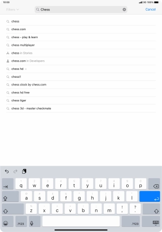 Key in the name or subject of the required app and press enter. Key in the name or subject of the required app and press enter.