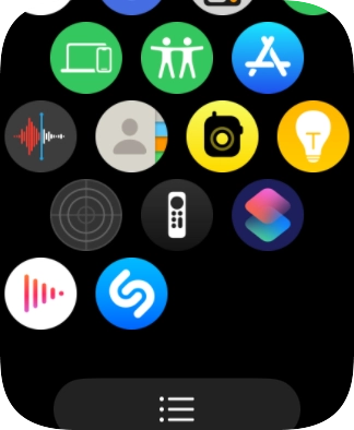 Press the Digital Crown to return to the home screen. Press the Digital Crown to return to the home screen.