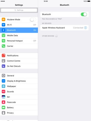 Press the Home key to return to the home screen.