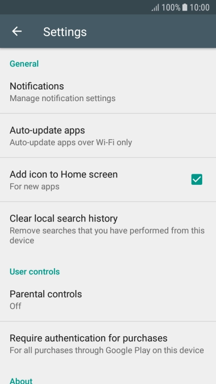 Press Auto-update apps. Press Auto-update apps.