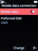 Select Preferred SIM.