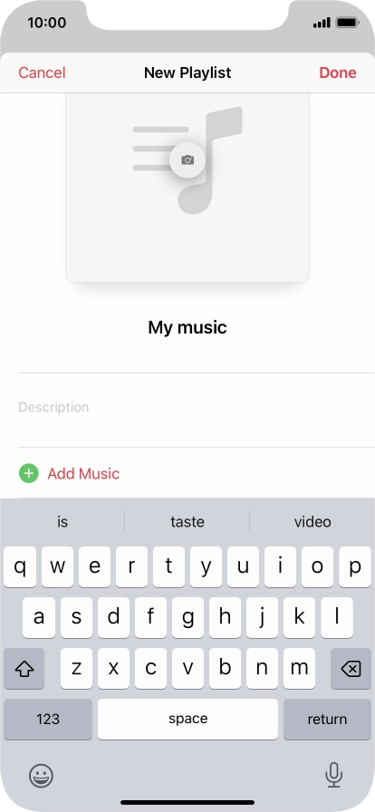 Press Add Music.