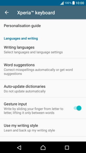 Press Writing languages.