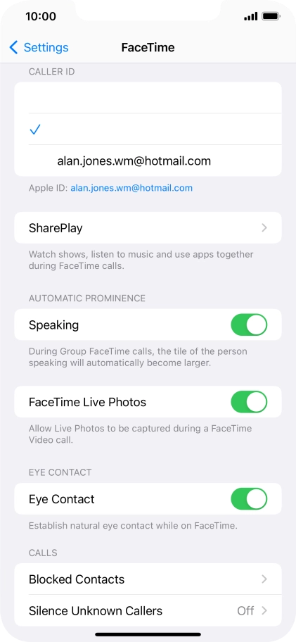 Press SharePlay.