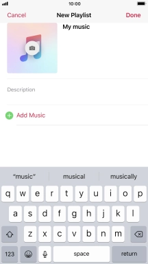 Press Add Music.