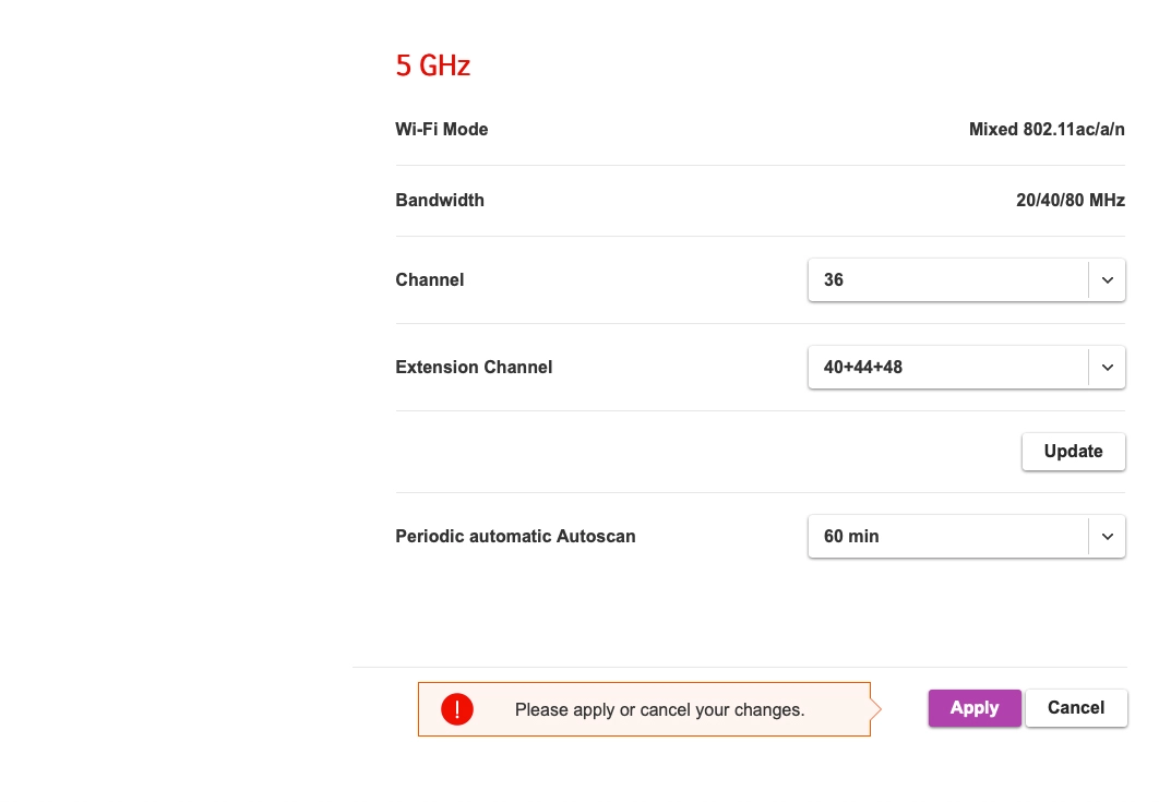 Click Apply.
