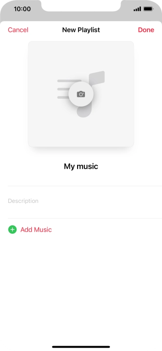 Press Add Music.