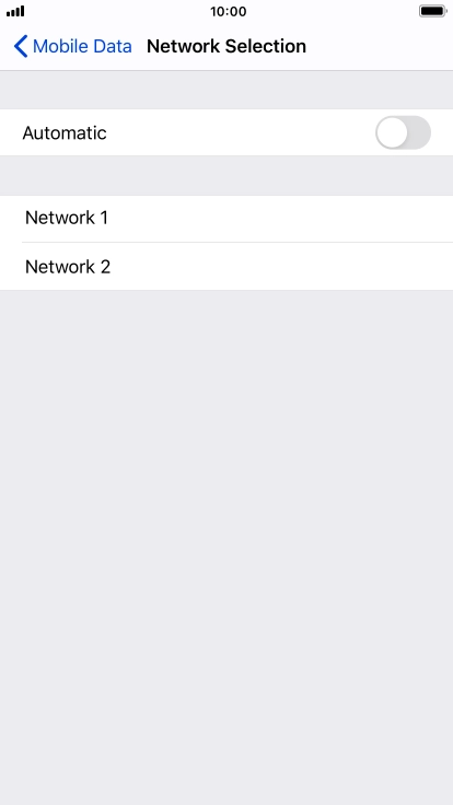 If you turn off the function, press the required network. If you turn off the function, press the required network.