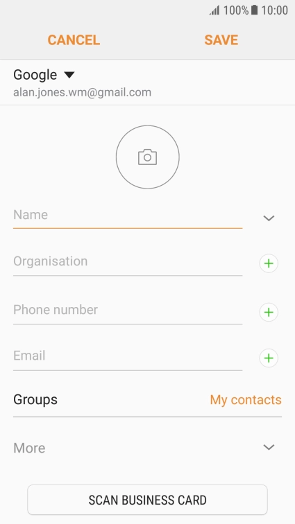 Press the address book drop down list. Press the address book drop down list.