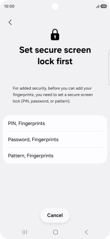 Press the required phone lock code and follow the instructions on the screen to create an additional phone lock code. Press the required phone lock code and follow the instructions on the screen to create an additional phone lock code.