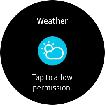 Slide your finger left to see more widgets.