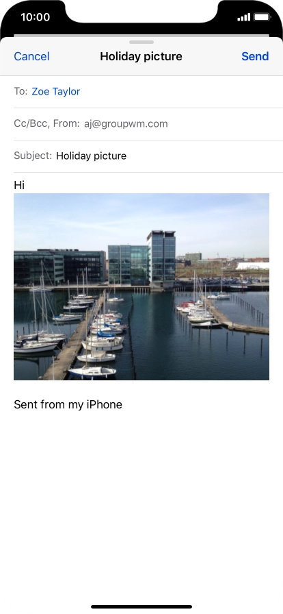 Press Send.