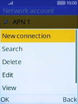 Select New connection.