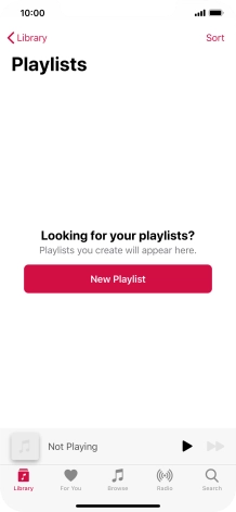Press New Playlist.