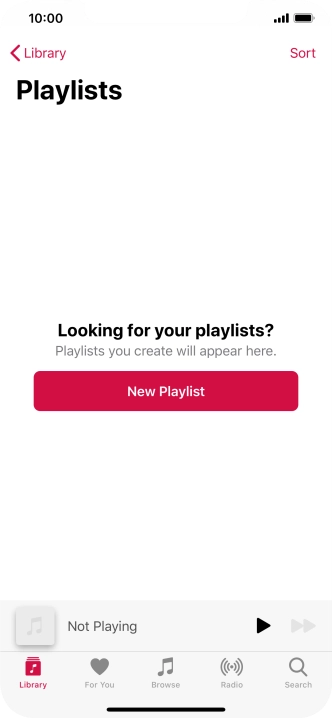 Press New Playlist.