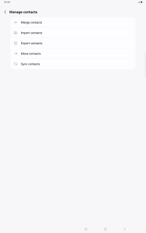 Press Import contacts. Press Import contacts.