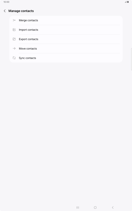 Press Import contacts. Press Import contacts.