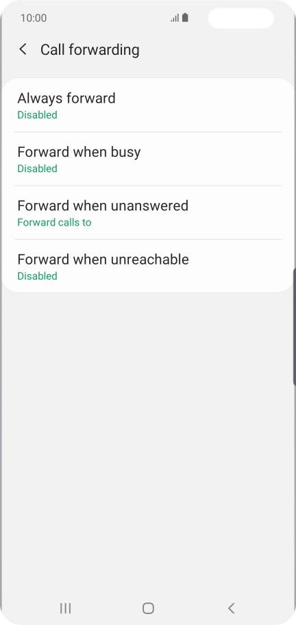 Press the Home key to return to the home screen. Press the Home key to return to the home screen.