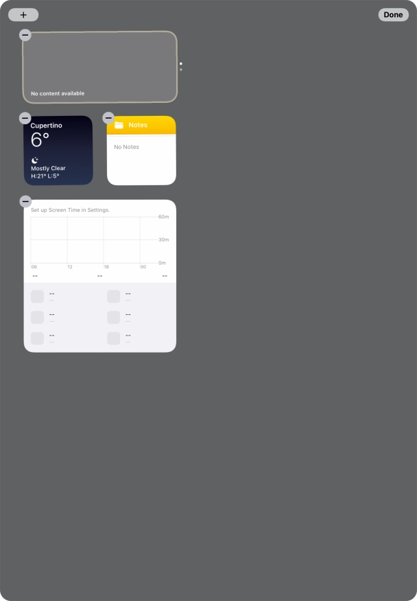 Press the add icon.