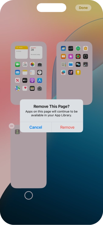 Press Remove.