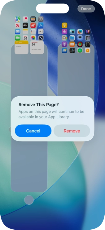 Press Remove.