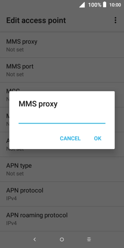 Key in 10.202.002.060 and press OK.