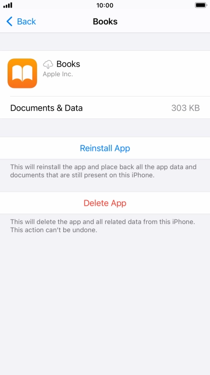 Press the Home key to return to the home screen.