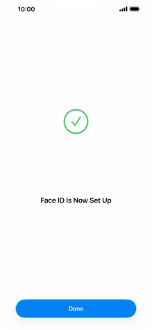 Press Done. If you haven't previously selected a phone lock code, key in a code of your own choice twice. Press Done. If you haven't previously selected a phone lock code, key in a code of your own choice twice.