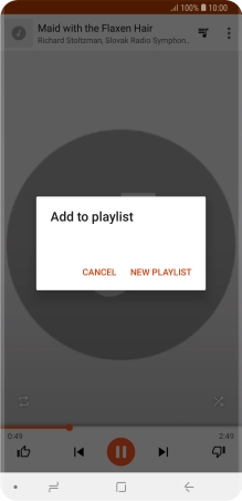 Press NEW PLAYLIST.