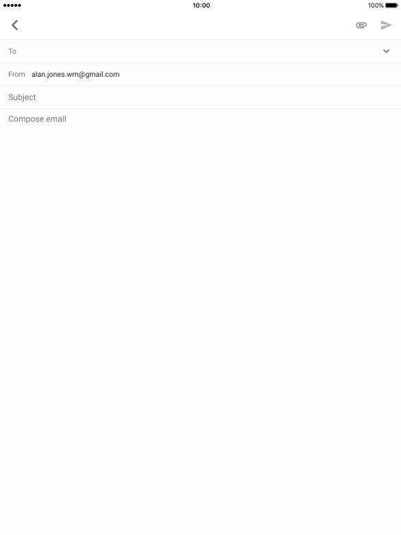 Press the search field and key in the first letters of the recipient's name. Press the search field and key in the first letters of the recipient's name.