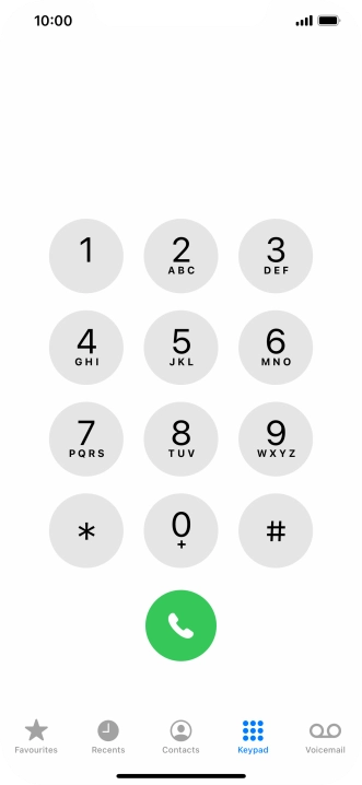 Press Keypad.
