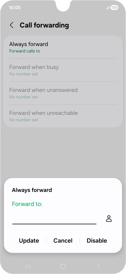 Press Disable.