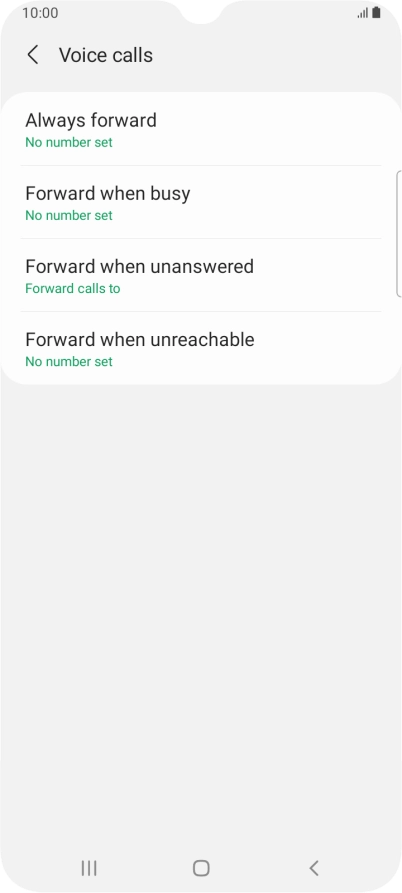 Press the Home key to return to the home screen.