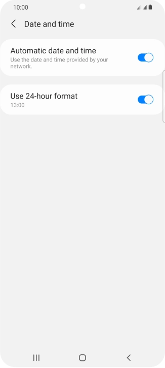 Press the Home key to return to the home screen. Press the Home key to return to the home screen.