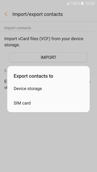 Press SIM card.