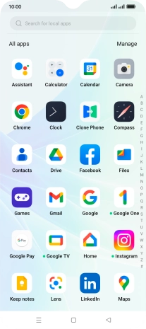 Press Gmail. Press Gmail.