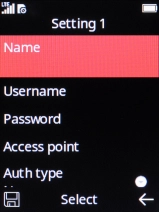 Select Name. Select Name.