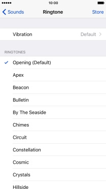 Press the required ring tones to hear them.