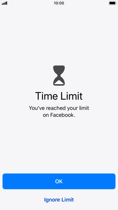 Press Ignore Limit.