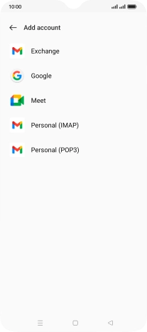 Press Google.