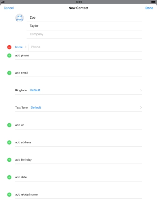 Press Phone and key in the required phone number. Press Phone and key in the required phone number.