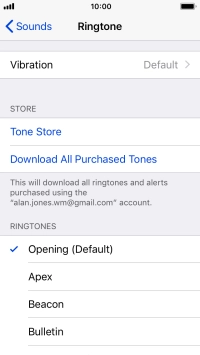 Press the required ring tones to hear them.