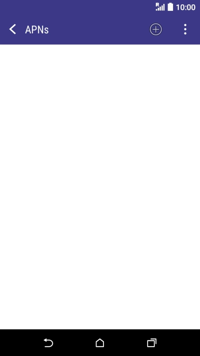Press the new data connection icon.