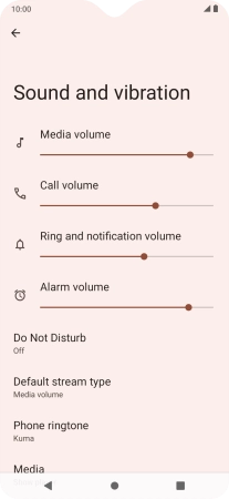 Press Phone ringtone. Press Phone ringtone.