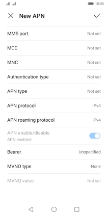 Press Authentication type. Press Authentication type.