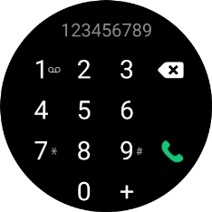 Press the call icon. Press the call icon.